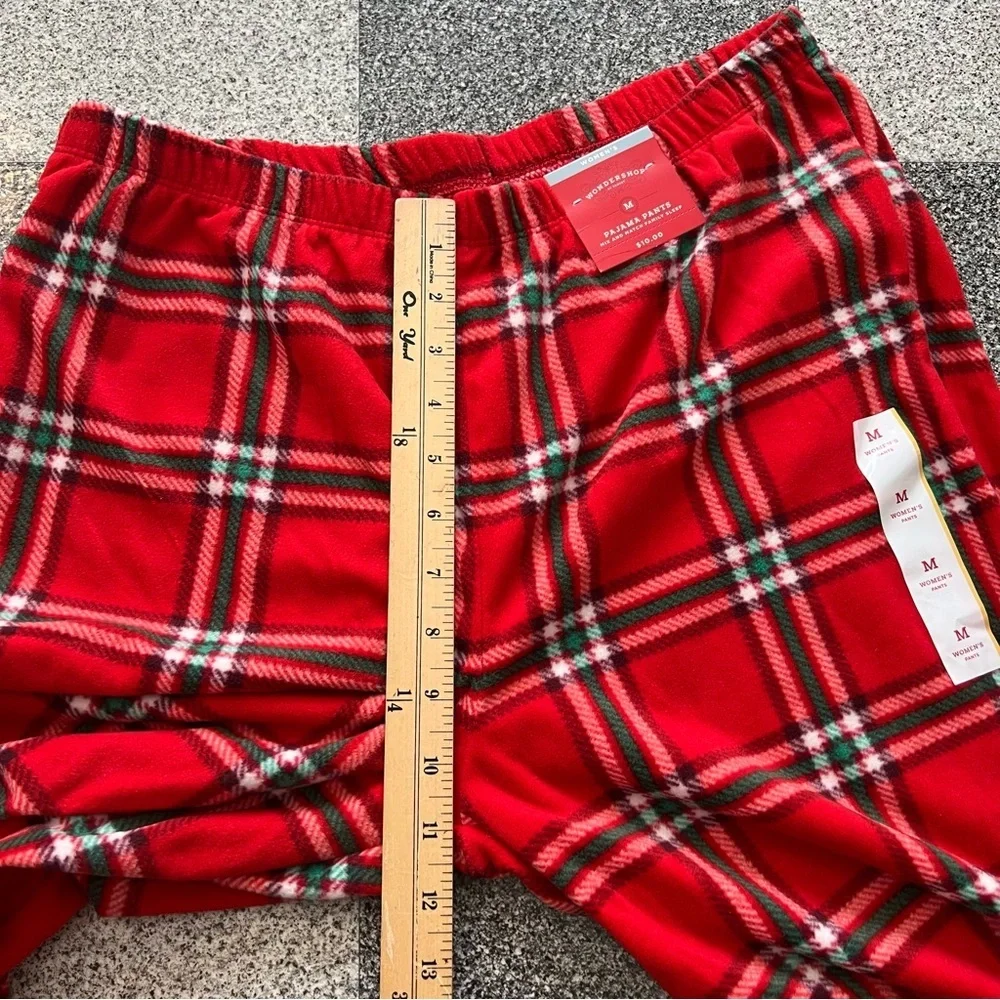Wondershop Women's Red Plaid Lounge Pajama Pants- Size M